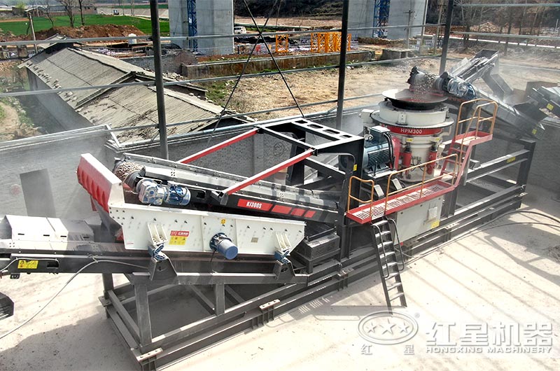 圓錐破+振動篩建筑垃圾處理設備 圓錐破+振動篩建筑垃圾處理設備