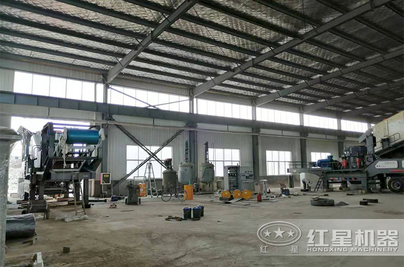 移動式建筑垃圾處理設備現(xiàn)場 移動式建筑垃圾處理設備現(xiàn)場