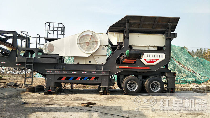 廊坊移動制砂廠安裝中，很快就可以開業了