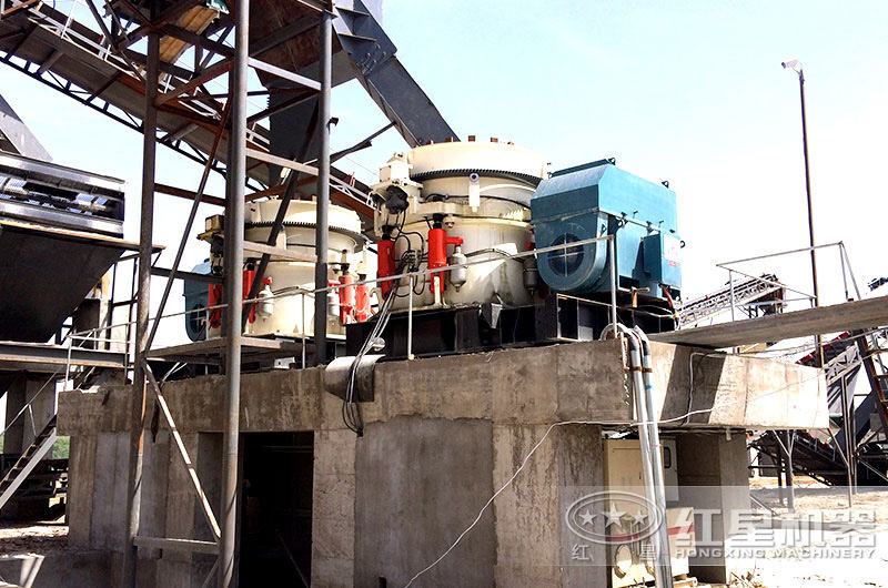 圓錐破產量大，自動化程度高，適合中大型砂石廠